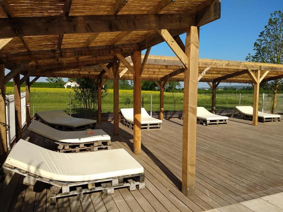 Bed and Breakfast Domaine Ramonjavel, Glamping & Alpaca'S Fongrave Exteriér fotografie